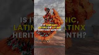 Is it Hispanic Latino or Latinx Heritage month hispanicheritagemonth culturalheritage shorts [upl. by Tterab32]