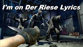 Im on Der Riese Lyric video [upl. by Torto]