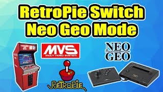 RetroPie Switch NeoGeo Modes MVS Or AES To Coin Or Not To Coin [upl. by Scarlet]