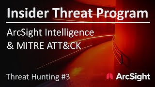 ArcSight Intelligence and MITRE ATTampCK  Insider Threat Hunting 3 [upl. by Khanna]