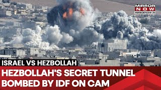 Hezbollahs Secret Tunnel Hidden Under Cemetery Destroyed By Israel  Conflict Intensifies  Watch [upl. by Valina]