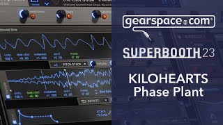 Kilohearts Phase Plant  Gearspace  Superbooth 2023 [upl. by Aztiray39]