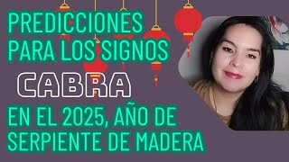 Predicciones para los signos CABRA en el 2025 año de serpiente de madera🐐🐍 𝓡𝓲𝓷𝓬𝓸𝓷 𝓶𝓪𝓰𝓲𝓬𝓸 𝓭𝓮 𝓶𝓸𝓷𝓲𝓬𝓪 [upl. by Maria]