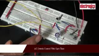 AC Switch Control With Opto Triac Electronics For You DIY Project [upl. by Amerd]