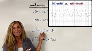 Transformations of Sine amp Cosine Functions with Professor Sue Steele [upl. by Franckot]