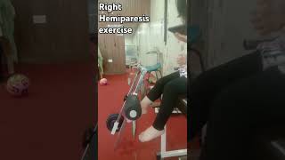 Right Hemiparesis exercise at HCPampR in jammu Call 7827663963 [upl. by Weir]