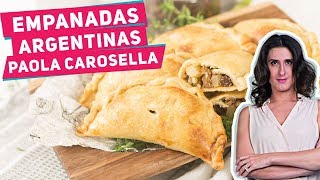 EMPANADAS ARGENTINAS DA PAOLA CAROSELLA DO MASTERCHEF  Receitas de Minuto 398 [upl. by Slrahc649]