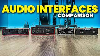 4 Best Audio Interfaces Right Now  vs Comparison [upl. by Eenalem]