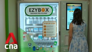 Eunos Polyclinic to roll out vending machine for patients to selfcollect medication [upl. by Howland]