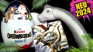 Kinder Überraschung ® Jurassic World ™ Riesen Ei 2024  Brachiosaurus  Unboxing [upl. by Procto299]