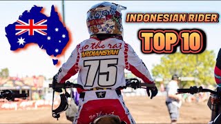 FULL RACE FIRST EVER TOP 10 INDONESIAN RIDER IN AUSTRALIA  AusPro MX Coolum [upl. by Naihtsirc]