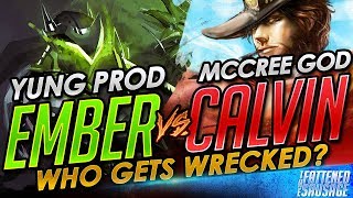 Ember vs AimbotCalvin ROUND 2 Who Gets Wrecked [upl. by Naujet836]