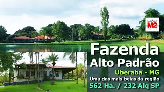 FAZENDA  MG  UBERABA  ALTO PADRÃO À VENDA [upl. by Philana]