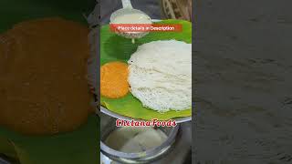 Who loves String Hoppers🤔 ₹20 South Indian Breakfast🤤 Idiyappam  Nool Puttu shorts streetfood [upl. by Aziaf]