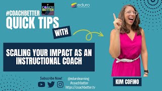 Scaling Your Impact as an Instructional Coach [upl. by Beedon]