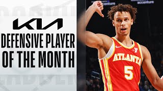 Dyson Daniels Is The Kia NBA Eastern Conference Defensive Player of the Month KiaDPOTM [upl. by Jewett]