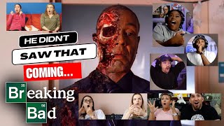 Breaking Bad 🤯🔥🤯 Most Shocking Scene Guss Death Reaction reaction breakingbad [upl. by Livvy613]