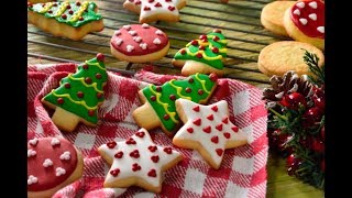 Galletas de Mantequilla Navideñas  Postre Navideño [upl. by Aerdna]