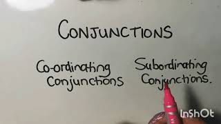 Conjunctions coordinating and subordinating conjunctions and how they determine types of sentences [upl. by Fasto743]