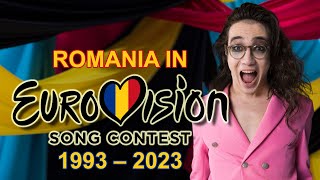 Romania 🇷🇴 in Eurovision Song Contest 19932023 [upl. by Laurin]