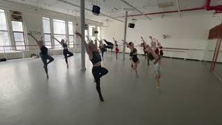 Chryssie Whiteheads Theatre Jazz class  STEPS ON BROADWAY [upl. by On]