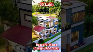 65Lakh Beautiful Home Design 1900 Sqft home shorts design [upl. by Notsyrb259]