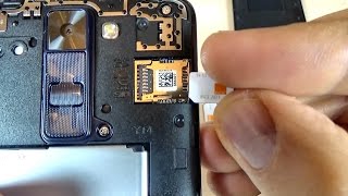 LG K8  How to Insert SIM Card and Memory Card [upl. by Magdalena]