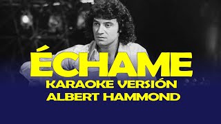 ECHAME A MI LA CULPA karaoke versión ALBERT HAMMOND [upl. by Nomzed80]