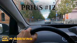 Prius Random City ASMR Driving Sounds  4K  Relaxing Car Sounds  No Talking No Music  For Chill [upl. by Notsew]