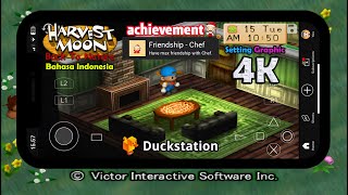 Cara Main Harvest Moon Back to Nature di Android amp PC Grafik 4K • Duckstation [upl. by Eilitan]