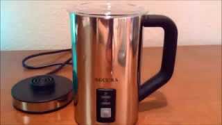 Secura Automatic Electric Milk Frother and Warmer Review [upl. by Acinnad164]