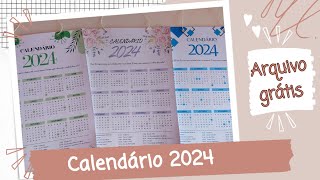 CALENDÁRIO 2024  YOU MIMOS  DIY PASSO A PASSO [upl. by Aleck711]