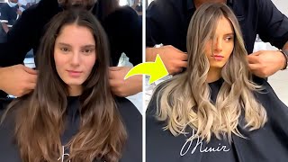 TOP 3 Blonde Balayage Hair Transformations by Mounir [upl. by Heyman]