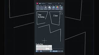 Polyline AutoCAD Tutorial architecture autocad architecture [upl. by Shena]