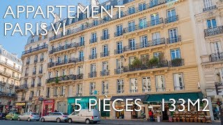 Appartement haussmanien de 5 pièces  Paris 6e  Ref  T108301DPE75 [upl. by Derril951]