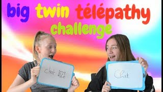 Big Twin telepathy Challenge  Avec ma meilleure amie [upl. by Esimorp]