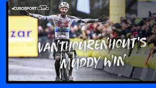 Michael Vanthourenhout reigns supreme 💪  UCI Cyclocross World Cup Highlights  Eurosport [upl. by Auohs]