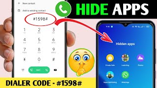 Dialer Me App Hide Kaise Kare  App Ko Kaise Chhupaye  How To Hide App In Dialer  Hide Apps [upl. by Arihaz]