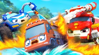 🔥Tanker Truck is Leaking Oil  🚒🚓Rescue Team  Monster Cars  Kids Songs  Kids Cartoon  BabyBus [upl. by Orofselet]