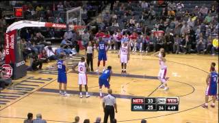 Worst Active NBA Player Eduardo Najera 1st Half Highlight Funny Moments Nets  Bobcats 3912 [upl. by Ahsal]