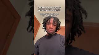 How to refresh your locs without a retwist starterloc dreads locs locjourney hairmaintenance [upl. by Ahsiniuq]