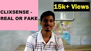 CLIXSENSE  REAL OR FAKE  EXPLAINED IN HINDI [upl. by Werda]