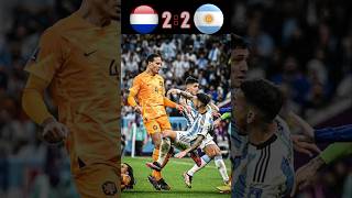 ARGENTINA 🆚️ NETHERLANDS 22 MATCH  football ronaldo shorts messi youtubeshorts cr7 soccer [upl. by Ensign]