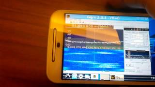 Gqrx SDR on a Moto G Android smartphone [upl. by Ssidnac]