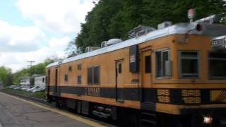 HD Sperry Rail Inspection Car on MBTAPan Am Railways [upl. by Itsirhc822]