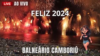 CHEGADA DE 2024 em Balneário Camboriú ao vivo [upl. by Netta516]