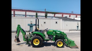 2020 John Deere 2032 4x4 Mini Backhoe 096 [upl. by Ultima]