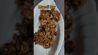 Muesli Bar Simple healthy muesli bar in 10 mins healthy bar muesli shortvideo shorts [upl. by Emelun]