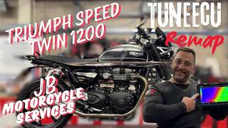 Triumph speed twin tuning jbsworkshop [upl. by Lilllie]