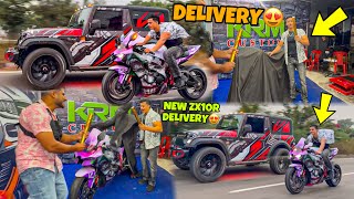 New Zx10r Delivery😍❤️  New Look😍  New Wrap Taking Delivery SUPERBIKE😍 [upl. by Jedediah796]